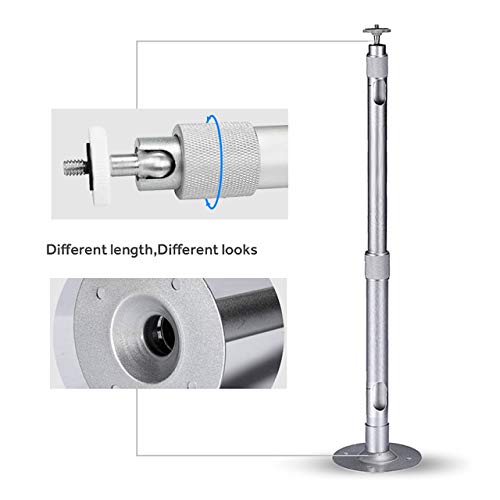 PUFFIN Aluminum Silver Projector and Security CCTV Camera Bracket Hang Ceiling Mount Flexible Indoor Outdoor Bracket - Image 4