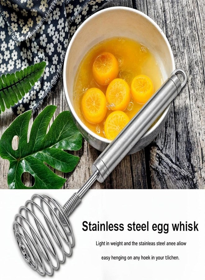BROOKITCHEN 1PCS Kitchen Balloon Whisk, Stainless Steel Spring Egg Beater Milk Whipper for Blending, Whisking, Beating, or Stirring - Image 3