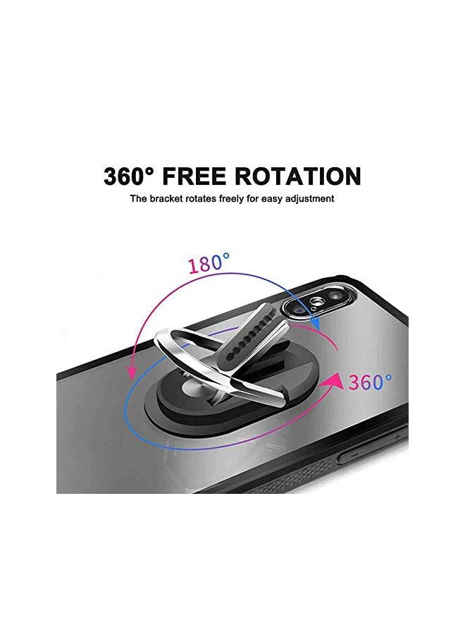 Womdee Mobile Phone Bracket Holder Stand 360 Degree Rotation, Metal Ring Grip for Car Home, Rotation Stand Phone Ring Holder Finger Kickstand for All Smartphone iPhone Xs/Xs MAX/8 Plus/7/7 Plus - Image 5