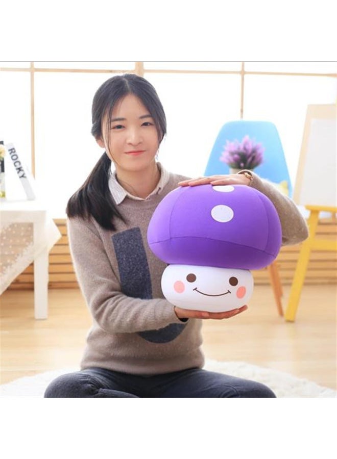 Direct Cute Colorful Foam Mushroom Pillow Plush Doll Performance Props Children's Holiday Gifts-Color:Orange Mushroom-Height:35cm*25cm - Image 5