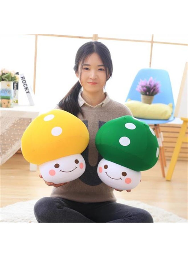 Direct Cute Colorful Foam Mushroom Pillow Plush Doll Performance Props Children's Holiday Gifts-Color:Orange Mushroom-Height:35cm*25cm - Image 4