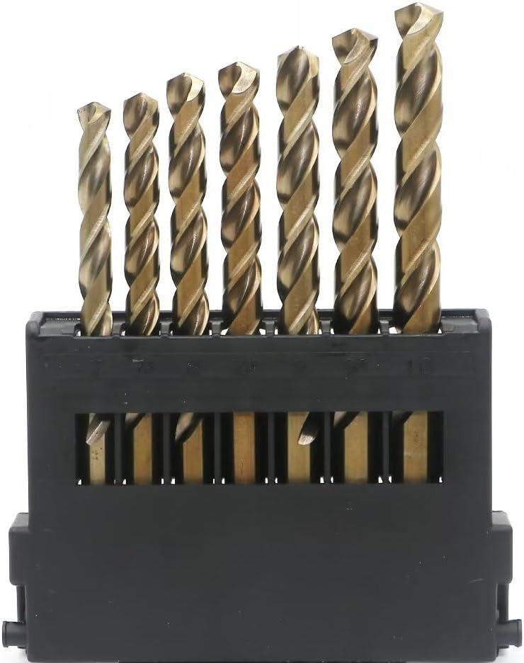 LingGan Metric Cobalt Drill Bits Set 1-13mm 25PCS, M35 high Speed Steel, high Hardness Straight Shank Drill, Mechanical or Hand Drill for Drilling, Suitable for Stainless Steel, Iron, Copper and Aluminum. - Image 2