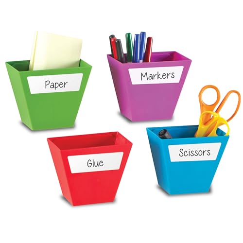 Learning Resources Magnetic Create-a-Space Storage Boxes (Set of 4) - Image 1