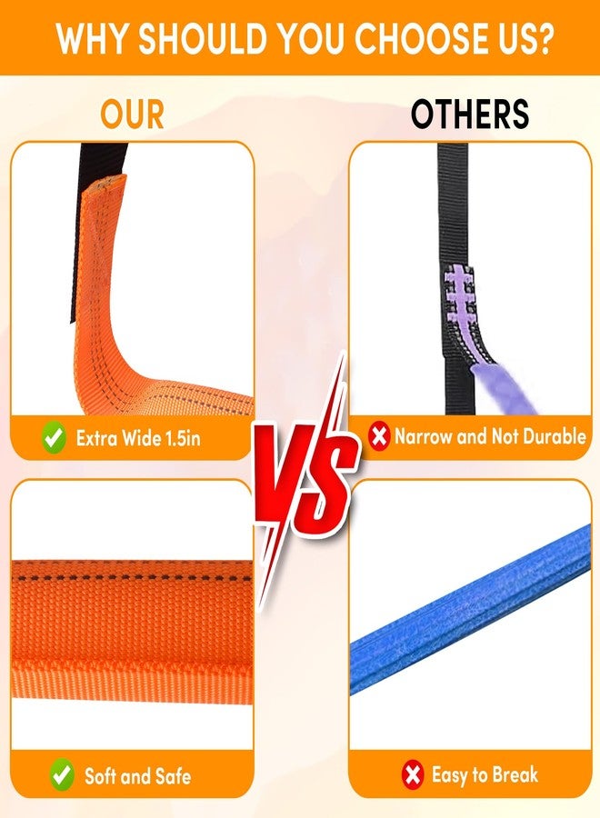 ORLANG 5-Step Boat Rope Ladder - Heavy Duty Assist Boarding Marine Rope Ladder - Portable Foldable Boat Ladders for Inflatable Boats, Kayaks, Motorboats, Canoes - Includes Storage Bag (Orange) - Image 5