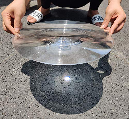 Six Seasons 2-Pack Large Fresnel Lenses Φ300mm(11.81"), Focal Length 600mm, Acrylic Magnifier for Solar Heating, Solar Cooking, Visual Education. (Focal Length 600mm) - Image 3