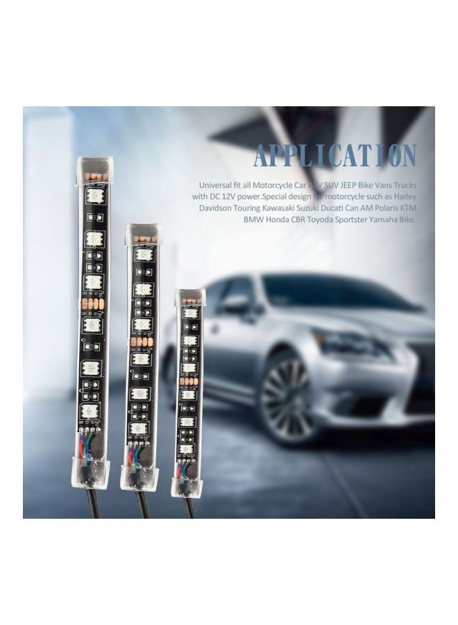 إسكدنيا 8- قطع من شريط إضاءة LED للدراجة النارية - Image 5