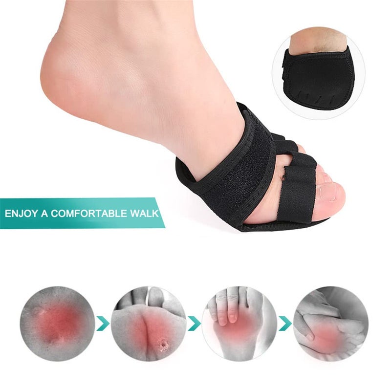 Toe Straightener Splint, Hammer Toe Cushions Pads Toe Alignment Loops, Metatarsal Pads Bunion Guard Separators, Toe Support Brace Wraps for Crooked, Hammer, Claw Toes, Hallux Valgus Blister Callus (S) - Image 4
