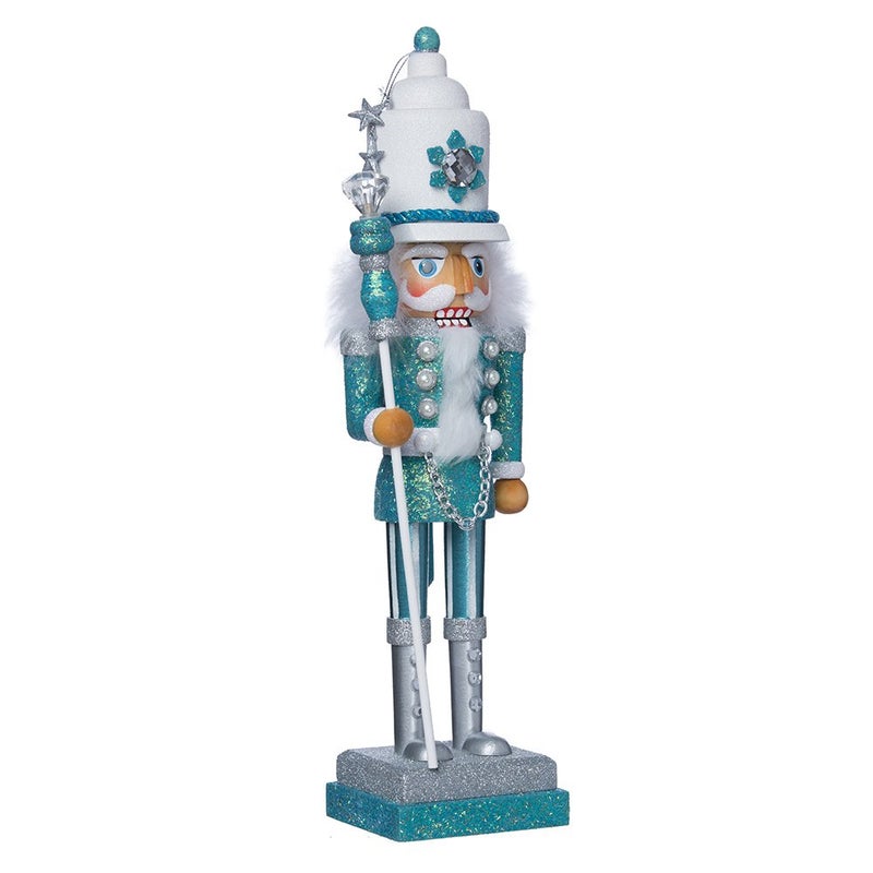 Kurt S. Adler Kurt Adler Hollywood Nutcracker 17Inch TurquoiseWhite HA0152 