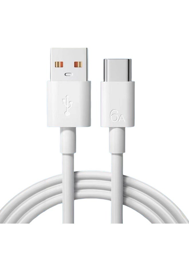 كابل شحن USB-C سريع 1.5 متر، قدرة 60 واط، سلك طاقة Type-C بنواة نحاسية كاملة، بتصميم مجدول متين للشحن فائق السرعة، متوافق مع سامسونج، شاومي، هواوي، الأجهزة اللوحية وغيرها، بتغليف صندوقي - Image 1