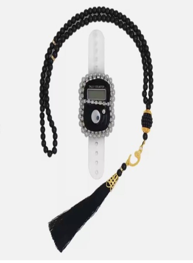 Islam electronic rosary Tasbeeh Gift set Islamic Prayer 99 beads Ring Style Hand Tally Counter Tasbeeh Finger Counter  - Image 1