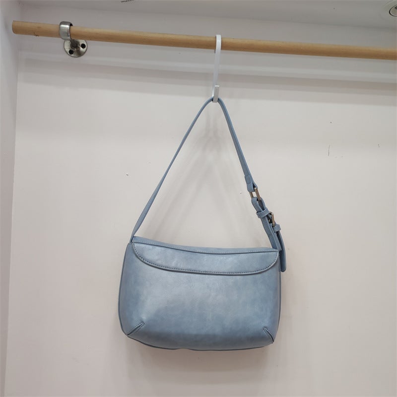 New Ins Bagel Bag Shoulder Underarm Women'S Bag Texture Casual Western Style Small And Good-Looking Exquisite High-End Bag - Image 5