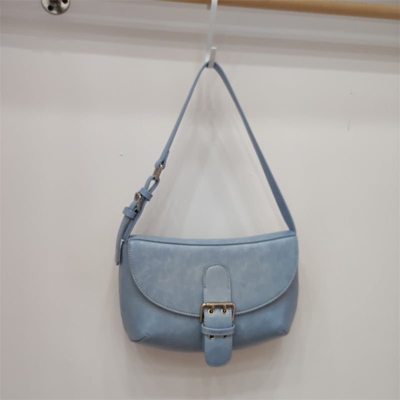 New Ins Bagel Bag Shoulder Underarm Women'S Bag Texture Casual Western Style Small And Good-Looking Exquisite High-End Bag - Image 4