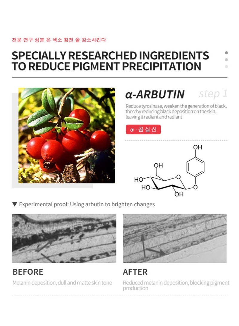 DEleventh Korean Brand α-Arbutin Revitalizing Face Cream 30g / with Vitamin C and Sodium Hyaluronate for a Brighter, Even-Toned Complexion and Deep Hydration - Image 5
