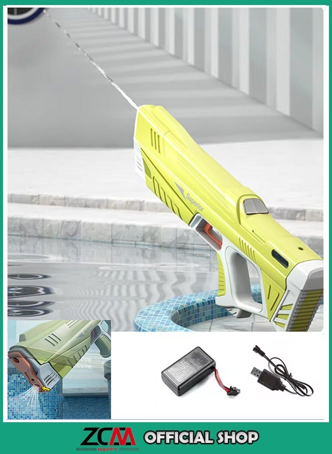 general Automatic Water Absorbing Electric Bursting Water Gun Toy for Kids and Adults Rechargeable Large Capacity Water Blaster Perfect for Beach Water Fights Pool Parties and Outdoor Summer Fun - Image 1