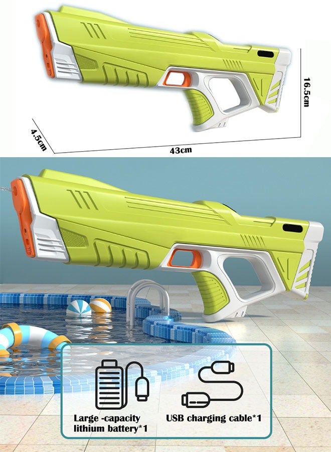 general Automatic Water Absorbing Electric Bursting Water Gun Toy for Kids and Adults Rechargeable Large Capacity Water Blaster Perfect for Beach Water Fights Pool Parties and Outdoor Summer Fun - Image 2