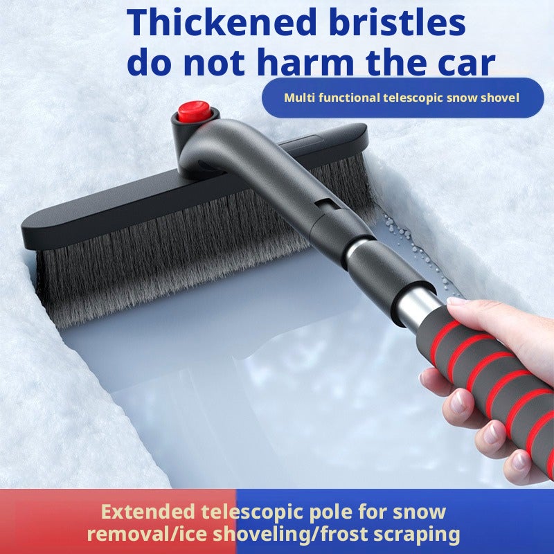 Car Ice Scraper & Snow Brush - 3-in-1 Windshield Snow Removal Tool - Image 3
