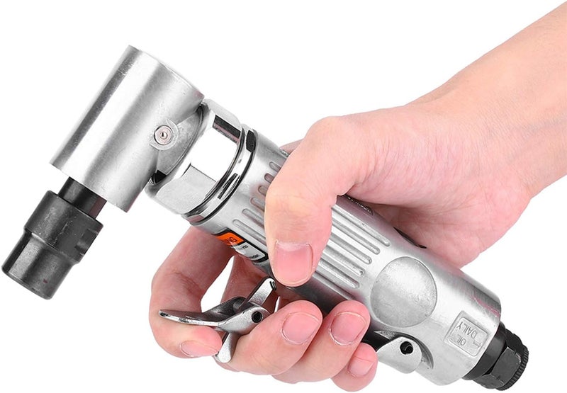 Industrial Angle Die Grinder AG - 315B, Pneumatic Grinder Tool with 25000rpm High Speed, 90 Degrees Polishing Handle for Metal Wood Rubber, Includes Wrench and Chuck, Compressed Ai - Image 2