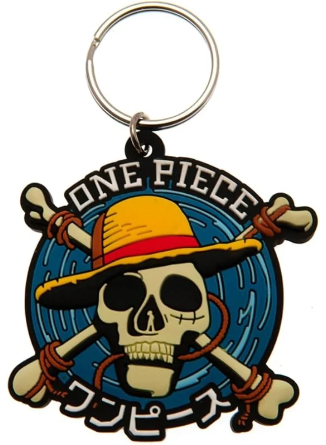 بيراميد Pyramid International One Piece Live Action Straw Hat Crew Icon Rubber Keyring Keychain