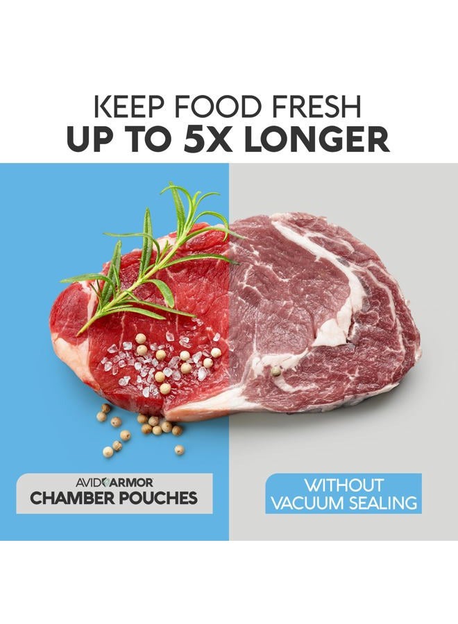 Avid Armor Chamber Machine Vacuum Pouches 11" x 10" Size 3MIL Pre-Cut Heavy Duty Bags 250 Pack BPA Free Sous Vide Safe - NOT COMPATIBLE WITH FOODSAVER TYPE VACUUM SEALERS - Commercial Use Grade - Image 3