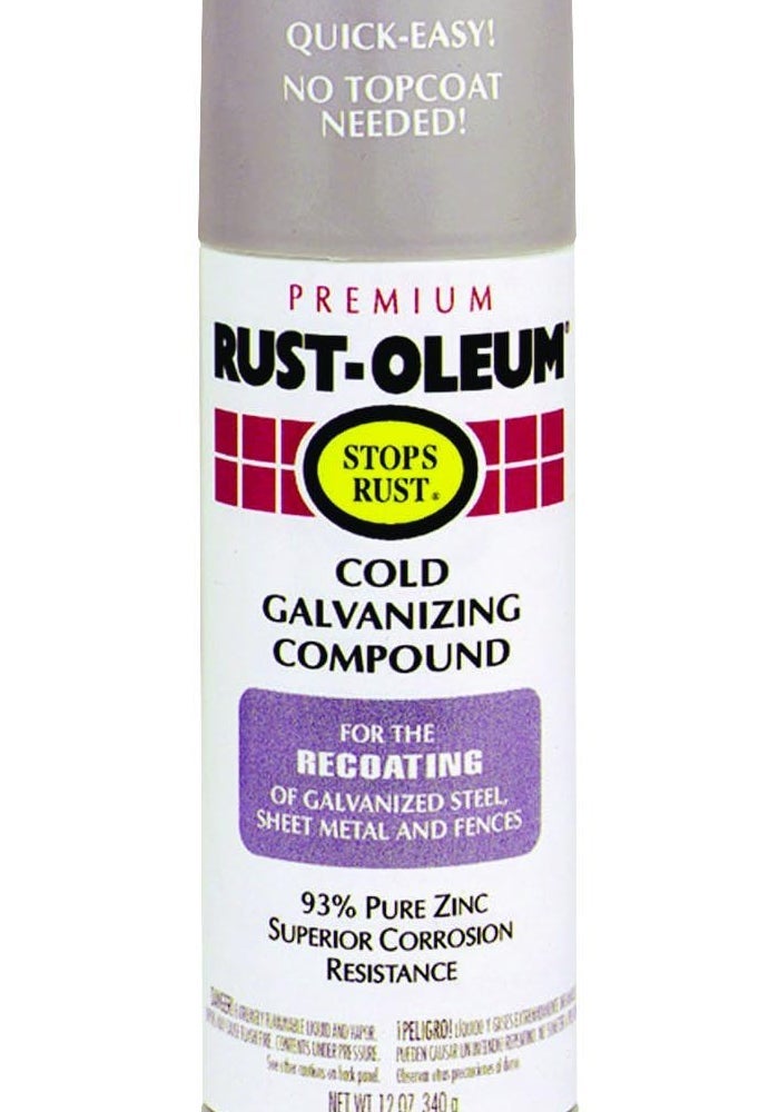 RUST-OLEUM Cold Galvanizing Compound, Gray Flat Silver, 16oz - Superior Corrosion Resistance - Image 3