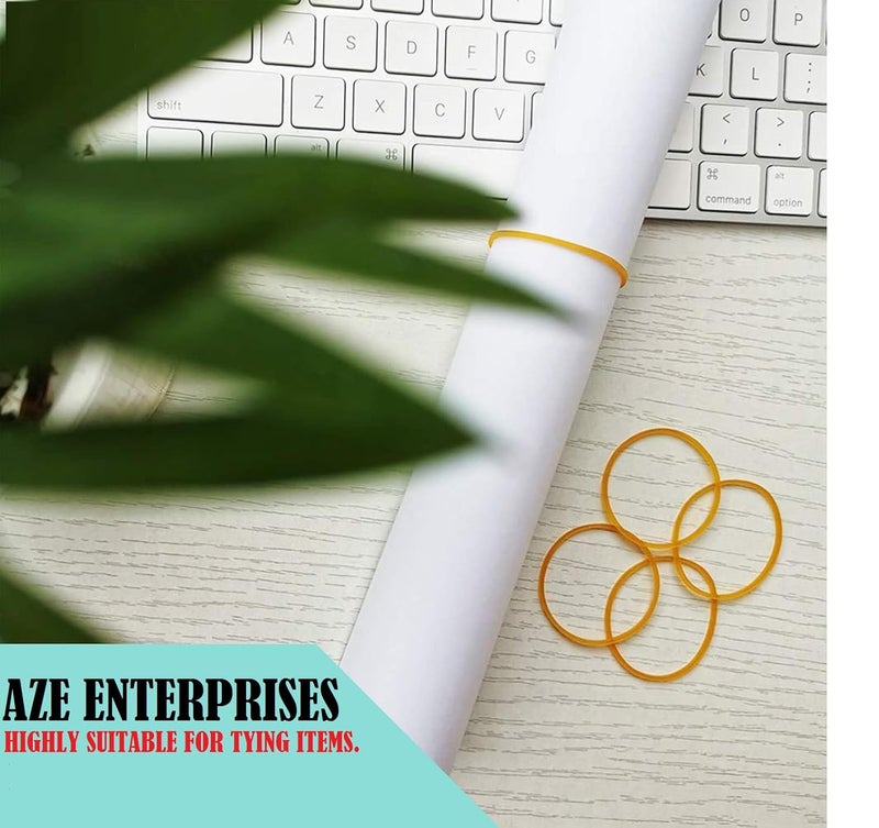 AZE Enterprises (50gm) Rubber Band Rubber Bands For Packing Rubber Band Ball Bands Packing Bands Heavy Duty Rubber Bands Currency Bands Multicolor (50gm) - Image 5