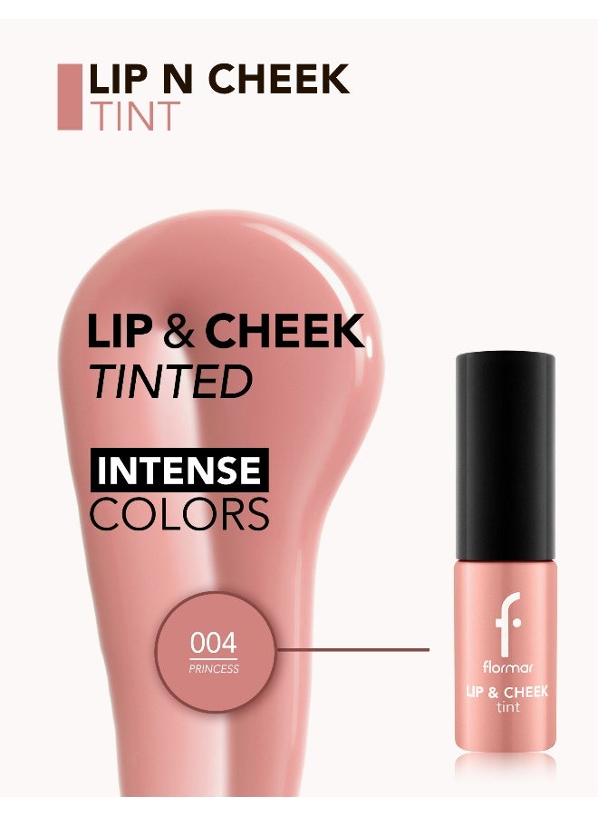 flormar Lip & Cheek Tint – 004 Princess – Multi-Use Lip & Cheek Tint, Blendable Color, Long-Wear Stain Effect, Natural Finish 004 Princess - Image 5