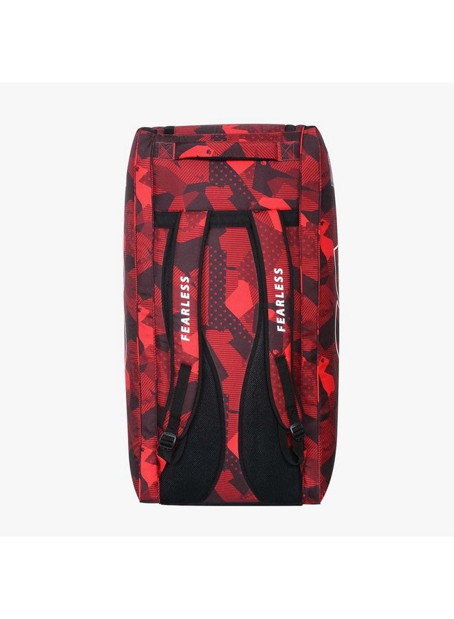 DSC DSC Rebel Revolt Duffle Cricket Kit Bag, Colour - Red/Black  - Image 4