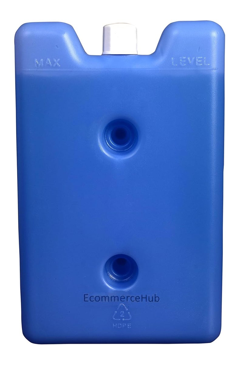 EcommerceHub Cooling Gel Pack Reusable Freezer Cold Daily Use Pack For Cold Storage Or Insulated Cold Box Bags Bento Lunchbox Cooler Bag for Work School Picnic or Camping Colorful 600 ML Pack of 1 - Image 1