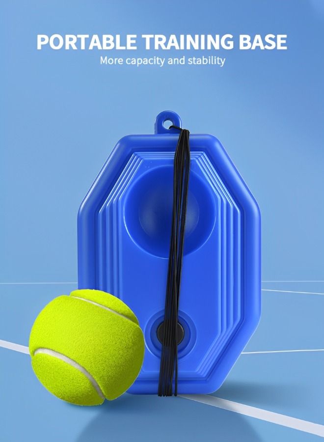 Boshika Tennis Rackets with Tennis Trainer Set, Recreational Adult Tennis Rackets Beginner Tennis Racket with 1 Tennis Trainer String Balls Elastic and a Portable Mesh Bag  - Image 5