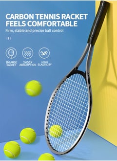 Tennis Rackets with Tennis Trainer Set, Recreational Adult Tennis Rackets Beginner Tennis Racket with 1 Tennis Trainer String Balls Elastic and a Portable Mesh Bag - pzsku/ZE359C4DF5944A3B92E0EZ/45/_/1688615010/08d3471e-6f5f-4475-b5c1-099d3eacb1b9