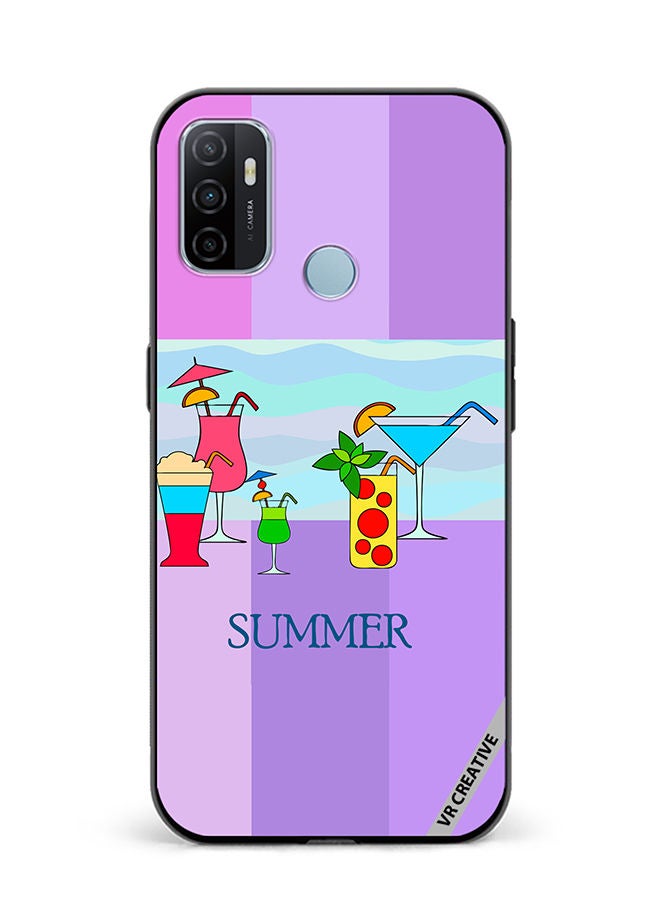 VR CREATIVE Protective Case Cover For Oppo A53 Summer Design Multicolour - Image 1