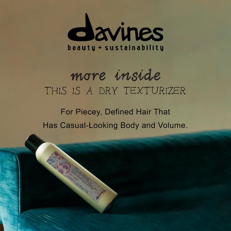 Davines This Is A Dry Texturizer, Texturizing Spray for Full Bodied Hair with Volume, Strong Hold, and Tousled Look, 7.44 Oz - Image 3