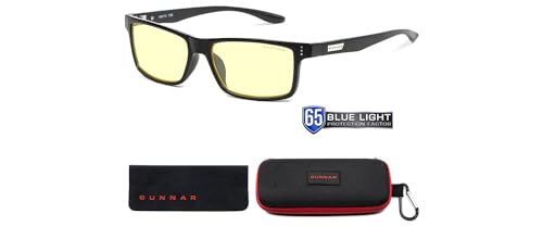 GUNNAR - Premium Gaming and Computer Glasses for Kids (age 12+) - Blocks 65% Blue Light - Cruz, Onyx, Amber Tint - Image 4