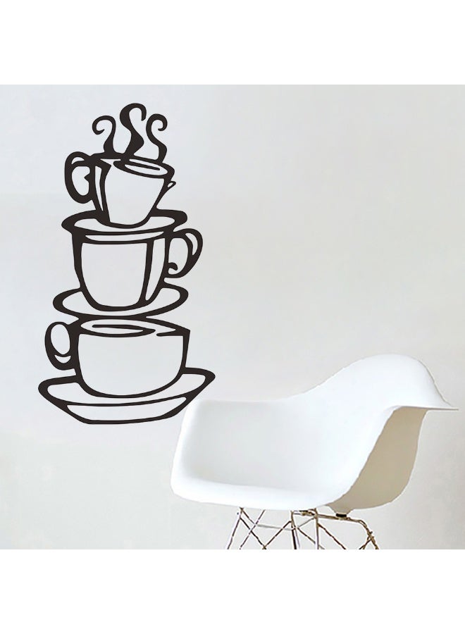 هاي هيلوك ديكور المطبخ فنجان القهوة الشارات الفينيل ملصق الحائط - Image 2
