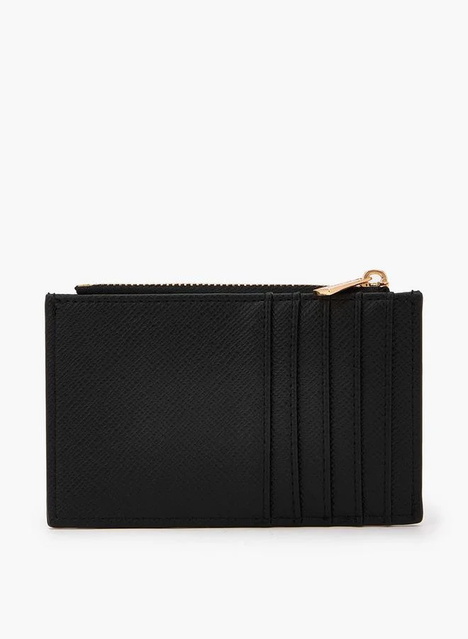 Flora Bella By Shoexpress BLACK Flora Bella Textured Card Holder for Women | Best Price UAE