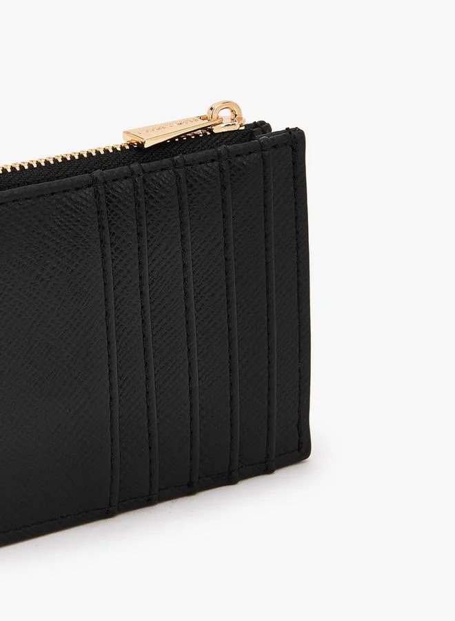Flora Bella By Shoexpress BLACK Flora Bella Textured Card Holder for Women | Best Price UAE