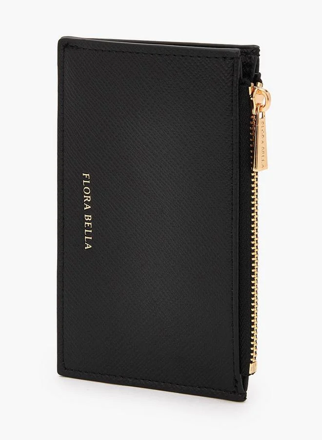 Flora Bella By Shoexpress BLACK Flora Bella Textured Card Holder for Women | Best Price UAE