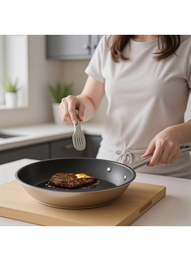 RW Royal Ware - Non-Stick Stainless Steel Frying Pan, Encapsulated Bottom Cookware - Gas, Induction, Halogen, Electric Ready, 22 cm - Image 3