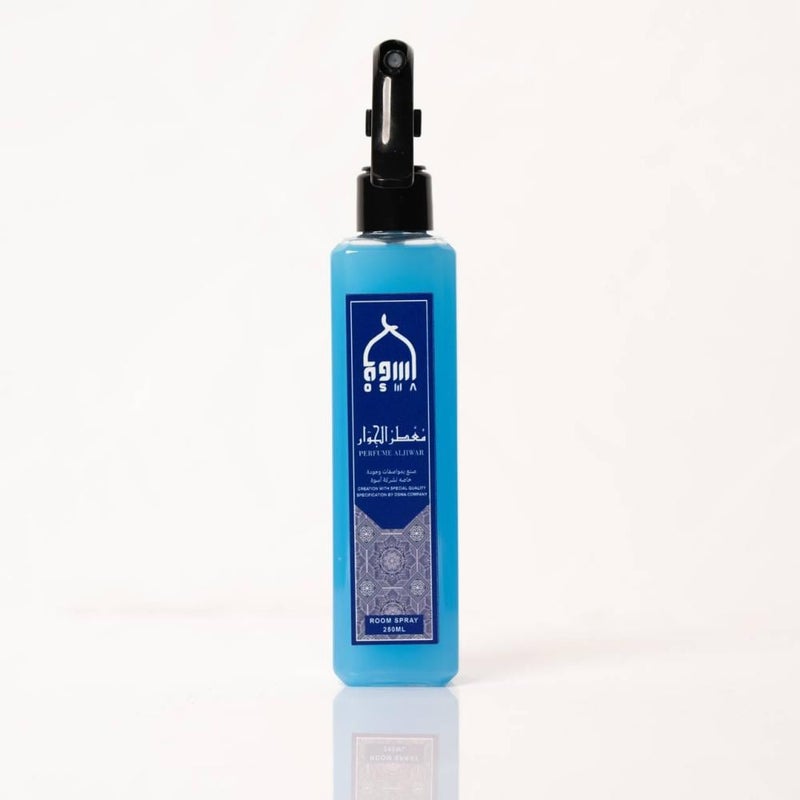 معطر الجوار -  معطر جو فاخر من أسوة رائحة المسك والبابونج معطر منزلي ثبات طويل 250 مل إنتعاش يدوم