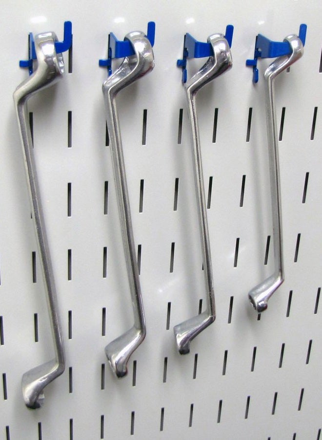 Wall Control KT-200-DLX Blue Slotted Metal Pegboard Hook Kit for Storage & Organization – Deluxe Assortment, 50 lbs Capacity, Made in USA - Image 3