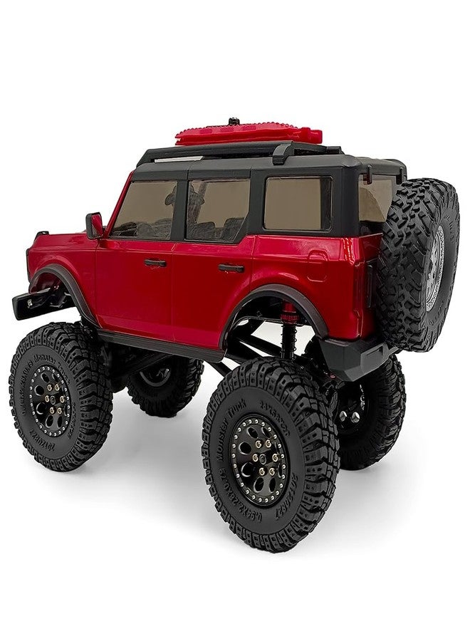 MOHERO 4Pcs 1.0 Tires Mud Terrain Soft Rubber Tires 58mm for 1/18 Tra-xxa Trx4m 1/24 Axial SCX24 RC Crawler Car,D - Image 4