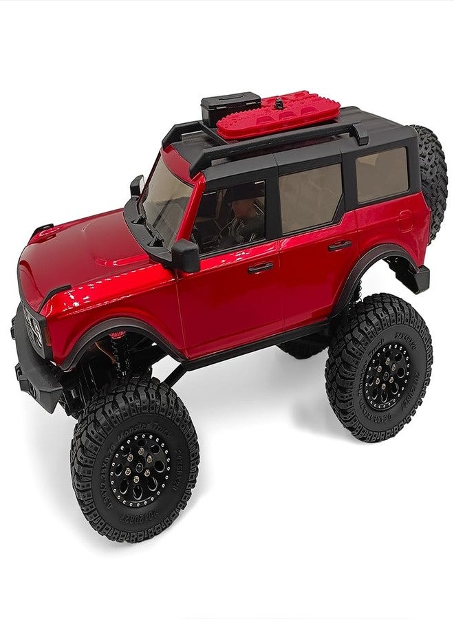 MOHERO 4Pcs 1.0 Tires Mud Terrain Soft Rubber Tires 58mm for 1/18 Tra-xxa Trx4m 1/24 Axial SCX24 RC Crawler Car,D - Image 5