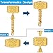 Anzmtosn Cool Hammer Fidget Spinners Chain MetalRainbow Fidget Spinner for Kids Adults Spiners Finger Rings Fidgets Infinity Cube Blocks Party Favors Stress Toy Goody Bag Fillers Stocking Stuffers Gift - Image 3
