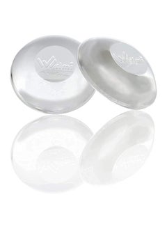 Y&D DELFINO Door Stopper Wall Protector (4 Pack) - Shock Absorbent Shield & Silencer for Wall/Door Handle, Self Adhesive Reusable Larger Bumper to Protect Surface (Clear)  - Image 1