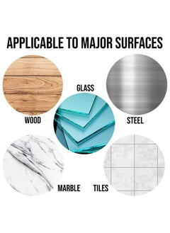 Y&D DELFINO Door Stopper Wall Protector (4 Pack) - Shock Absorbent Shield & Silencer for Wall/Door Handle, Self Adhesive Reusable Larger Bumper to Protect Surface (Clear)  - Image 4