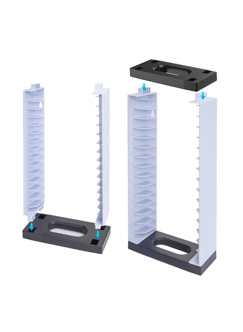 KASTWAVE رف تخزين سماعة التحكم لألعاب الفيديو لجهاز PS5/ PS4/ Xbox One/ Xbox Series X/S حاملات متعددة الوظائف للتثبيت على الحائط ملحقات تنظيم الألعاب - Image 4