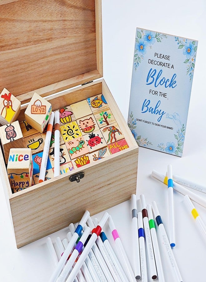 EIGTWEN 78 PCS Funny Baby Shower Games Sign Kit, Unique Baby Shower Ideas, Funniest Games Ever Where You Can Draw to Your Heart's Content, Suitable for Boys - Image 2