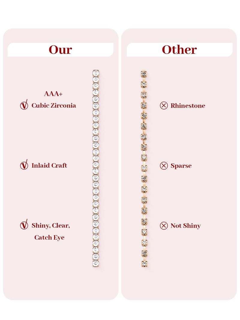 PiercingJ 14K Gold Body Chain for Women, Waist Chains Belly Chain Layered Rhinestone Crossover Bikini Bra Body Jewelry - Image 4