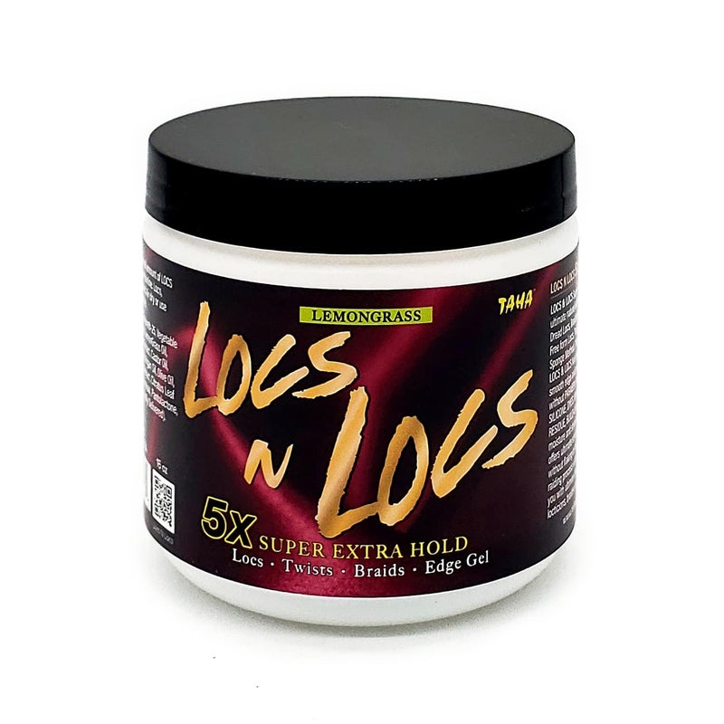 Taha Locs & Locs Gel - 5X Super Extra Hold, Natural & Non-Damaging for Locs, Braids, Twists - 16 Oz (Lemongrass, 1 Pound(Pack of 1)) - Image 1