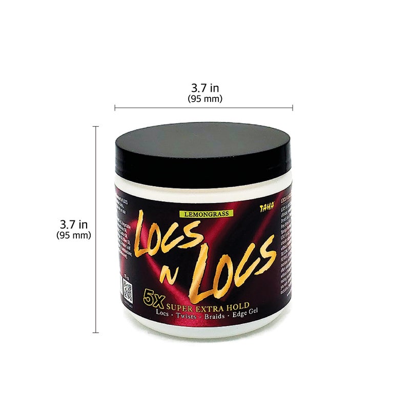 Taha Locs & Locs Gel - 5X Super Extra Hold, Natural & Non-Damaging for Locs, Braids, Twists - 16 Oz (Lemongrass, 1 Pound(Pack of 1)) - Image 2